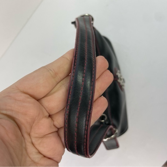 Nine West Black M Initial‎ Monogram Y2K Shoulder Bag - Picture 11 of 16
